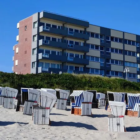 Panorama, Heimathafen 17 - Ferienwohnung Mit Balkon - Direkt Am Strand Wangerooge Exterior photo