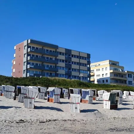 Panorama, Heimathafen 17 - Ferienwohnung Mit Balkon - Direkt Am Strand Wangerooge Exterior photo